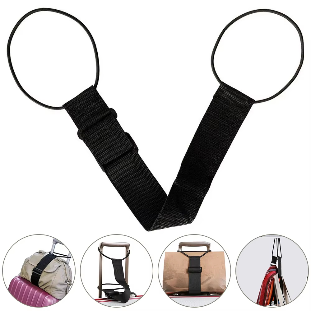 Travel Luggage Set - 2PCS Adjustable Elastic Luggage Strap Heavy