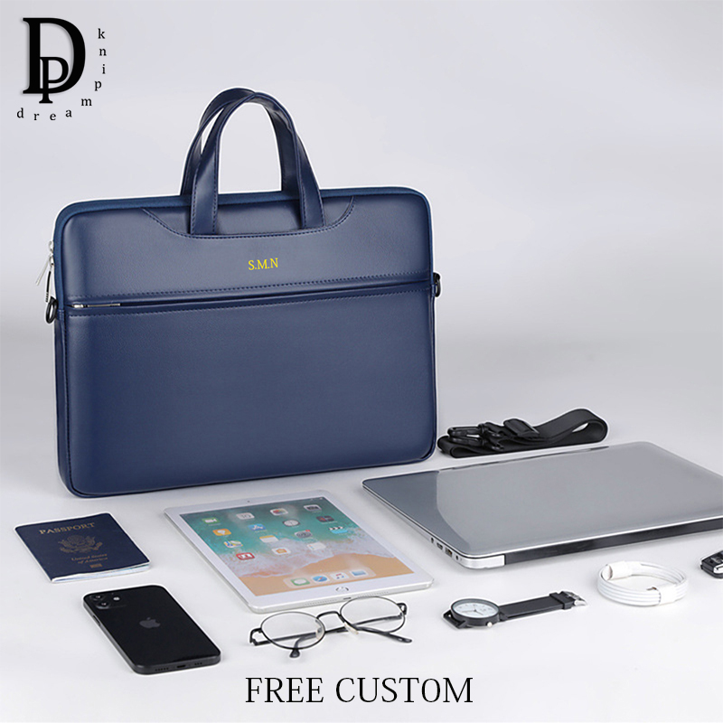 Leather Briefcase - Business Briefcase For Man PU Leather