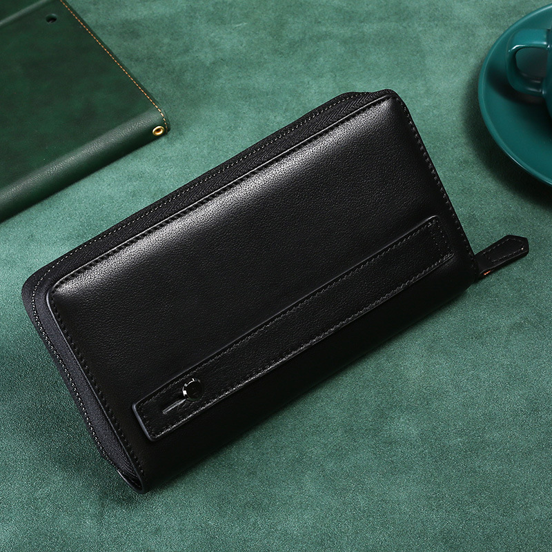 Cow Leather Purse Large Capaci - огляд і ціна Leather Wallet Men