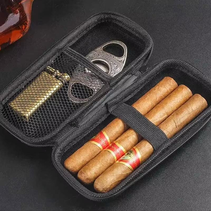 6-Count Portable Cigar Case Li - огляд і ціна Premium Cigar Case