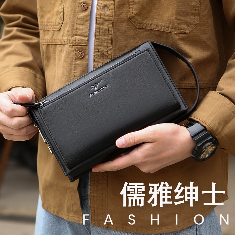 New Men's Combination Lock Ant - огляд і ціна Leather Wallet Men