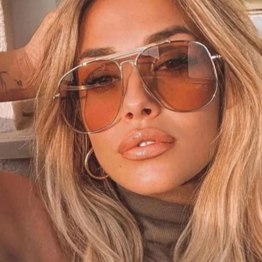 Retro Metal Double Bridge Pilo - огляд і ціна Sunglasses Uv400