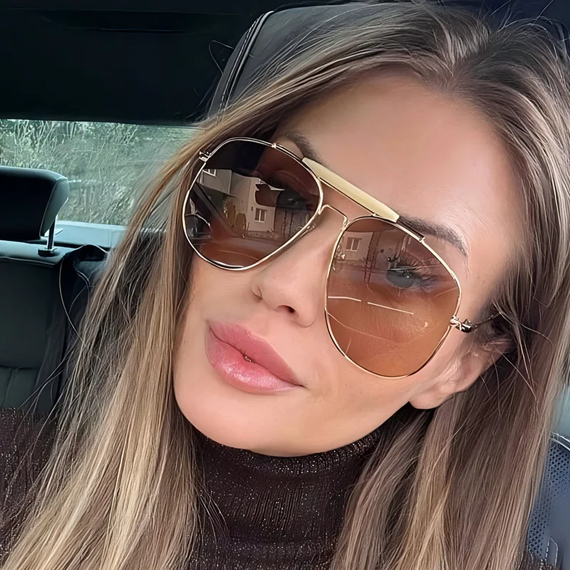 Retro Metal Double Bridge Pilo - огляд і ціна Sunglasses Uv400
