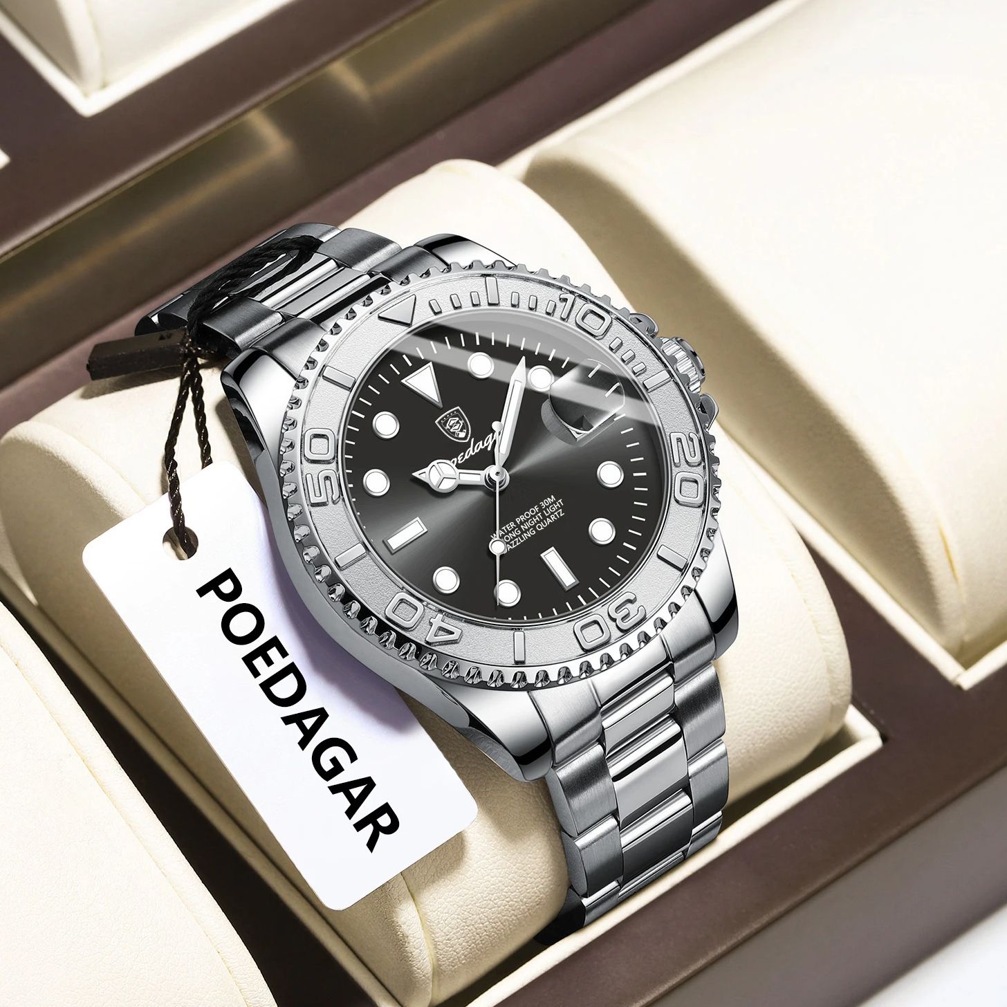 POEDAGAR Trendy Sport Man Watc - огляд і ціна Luxury Watch Men