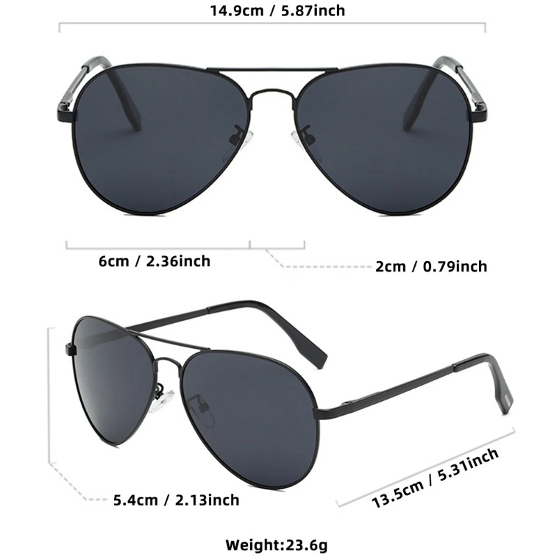Classic Big Pilot Sunglasses M - огляд і ціна Sunglasses Uv400