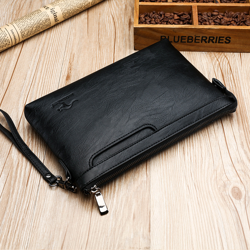 Business Clutch Bag High Quali - огляд і ціна Leather Wallet Men