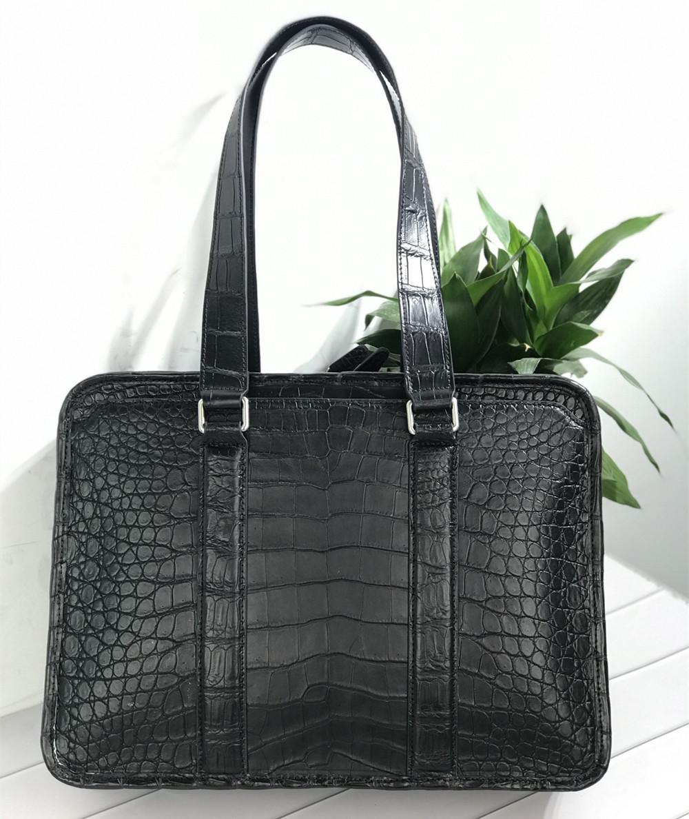 New Crocodile Leather Laptop B - огляд і ціна Leather Briefcase