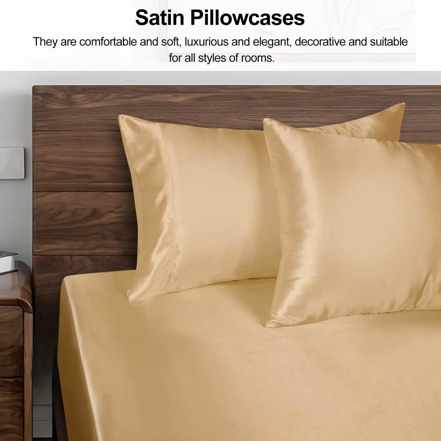 1PC Satin Pillowcase for Hair  - огляд і ціна Silk Pillowcase