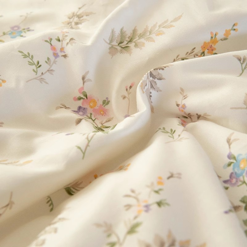 INS Fresh Pastoral Floral Bedd - огляд і ціна Silk Pillowcase